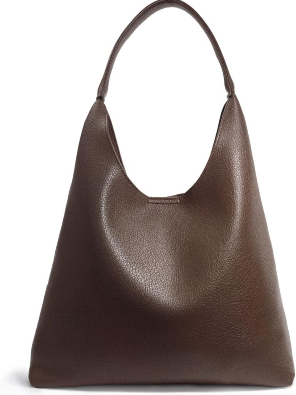 Stylish Soft Vegan Leather Hobo Bag for Women - Slouchy Shoulder Tote Purse